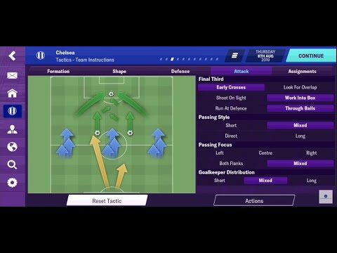 Football Manager 2020 Mobile - Best tactic